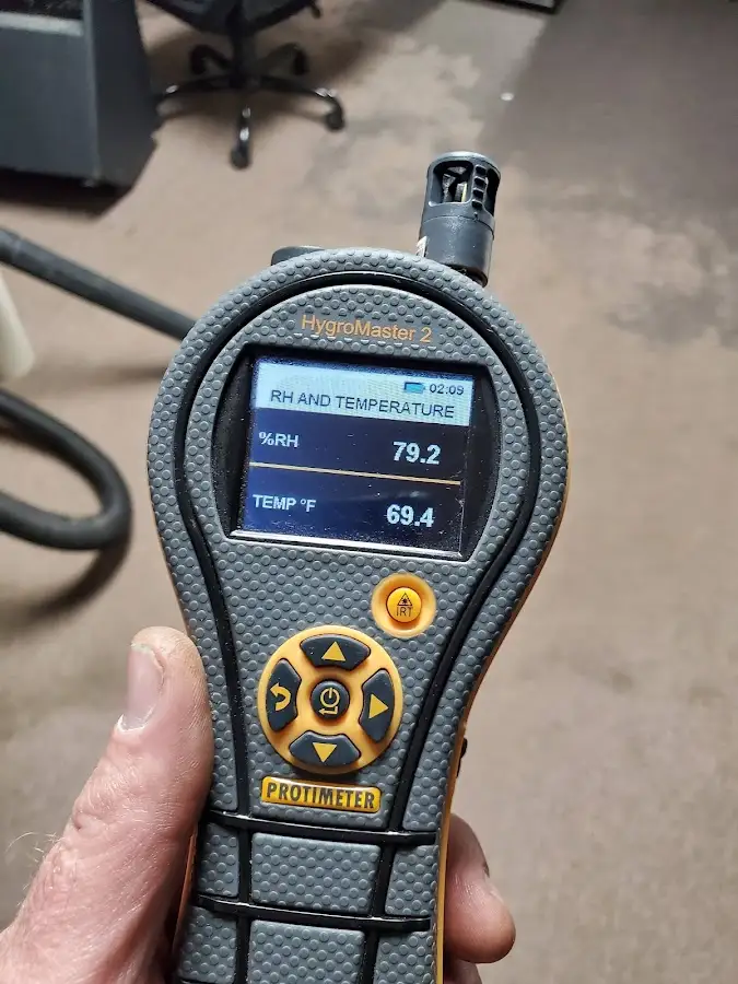 Moisture meter humidity assessment for Fire & Smoke Damage Restoration in Manassas